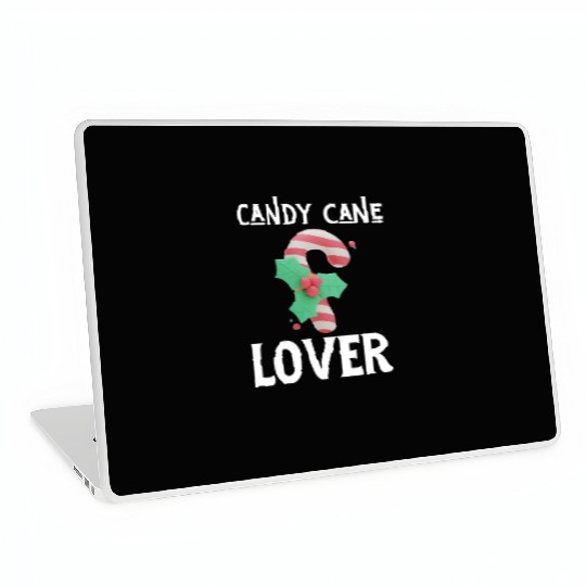 Candy Cane Lover Christmas Peppermint Candy Canes Laptop Skins