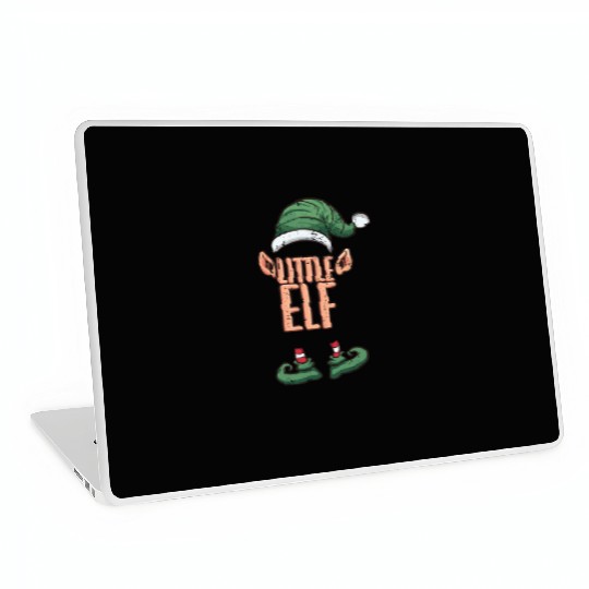Santa Claus Meme Little Elf Christmas Costume Meme Laptop Skins