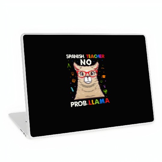 Spanish Teacher No Pro llama Laptop Skins
