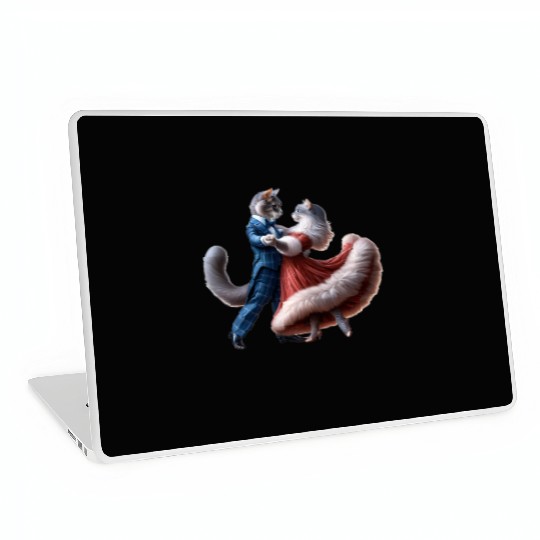 Twilight Dance of Cats Laptop Skins