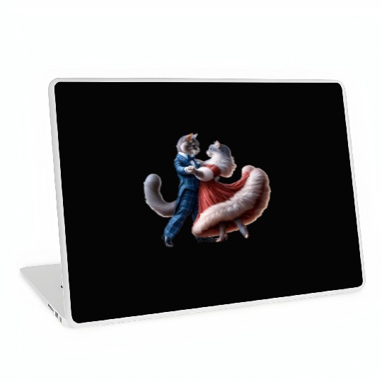 Twilight Dance of Cats Laptop Skins