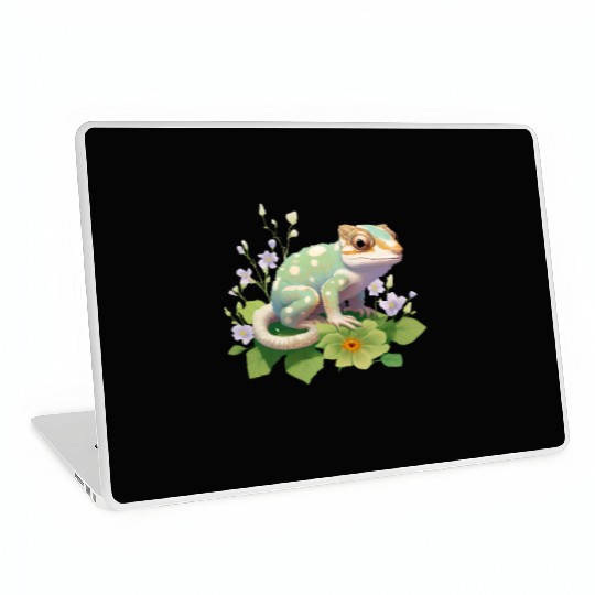 Cute Chameleon for Lizard Pet Lover Laptop Skins