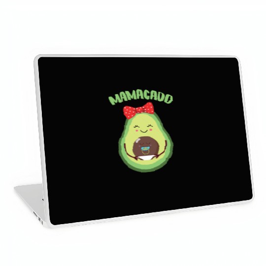Avocado Mom Funny Mommy Mom Pregnancy Announcement Laptop Skins