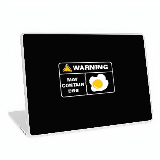Fried Egg Lover Funny Foodie Laptop Skins
