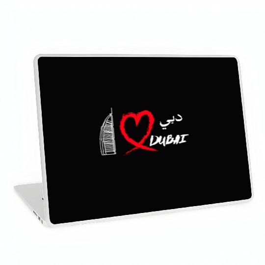 i love dubai Laptop Skins