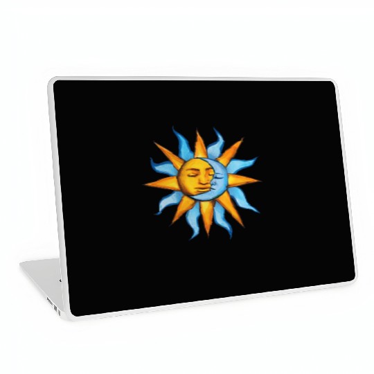 sun moon Laptop Skins