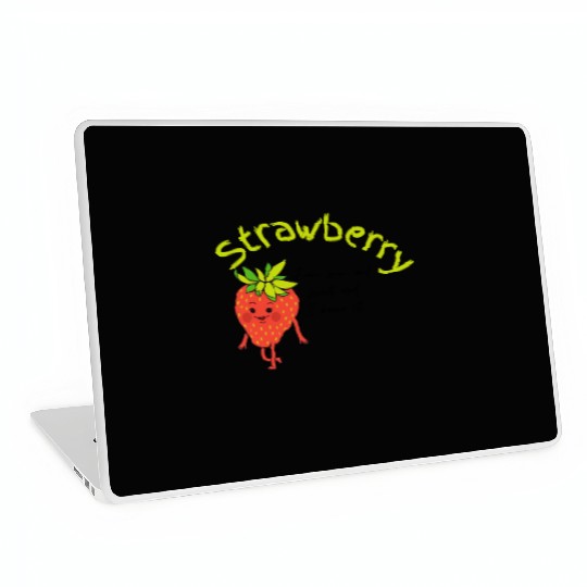 Strawberry - I am Sour and Sweet Laptop Skins