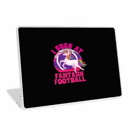 I Suck At Fantasy Football Laptop Skins