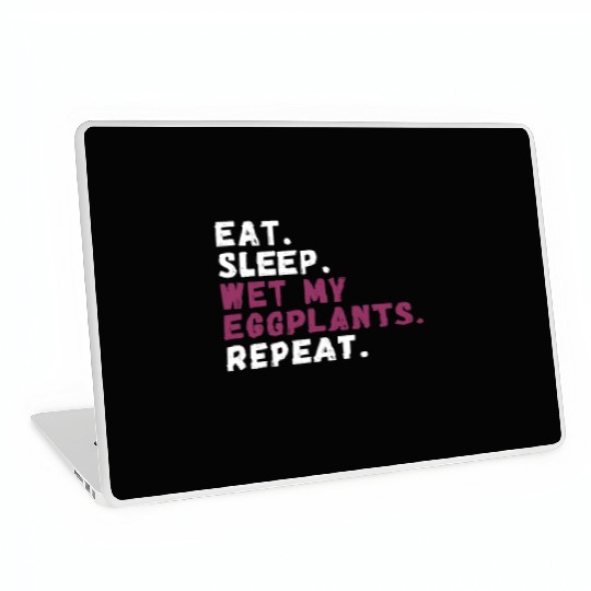 Eggplant Lover Healthy Cuisine Gardening Laptop Skins