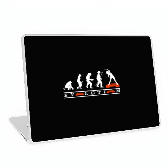 Evolution Of Aerobics With The Hu Evolution Step Laptop Skins