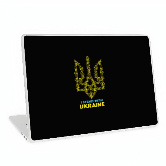 UKRAINE, I STAND WITH UKRAINE Laptop Skins