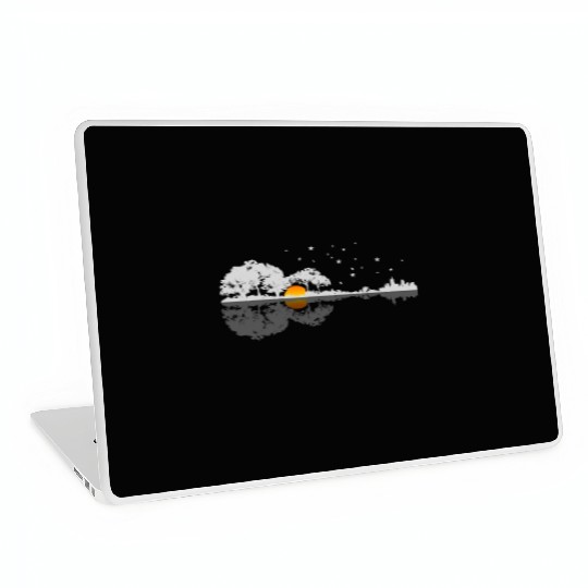 Guitar Player Gift Vintage Guitarist Laptop Skins
