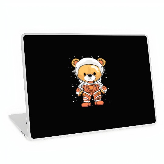 Teddy Bear Astronaut Childish or Child Like Gift Laptop Skins