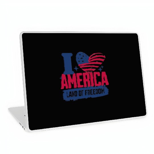 Clothing Apparel Laptop Skins i love america