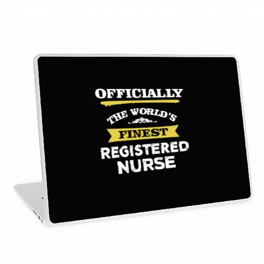 The World's Finest Registered Nurse Laptop Skins