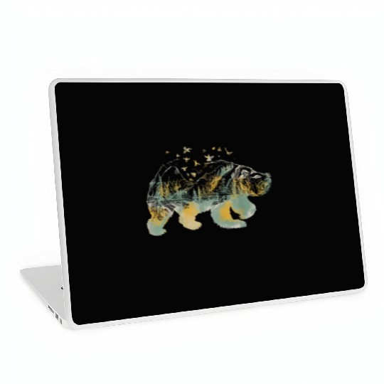 Bear Forest Nature Adventure Laptop Skins