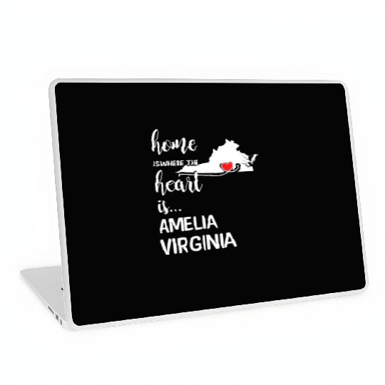 Amelia County Virginia Is Where My Heart Is Gift Laptop Skins
