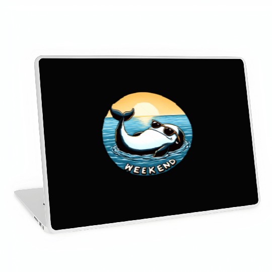 Whale Weekend - Chilled Vibes Laptop Skins