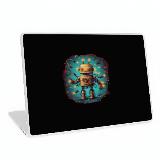 Tangled Techmas Bot Laptop Skins