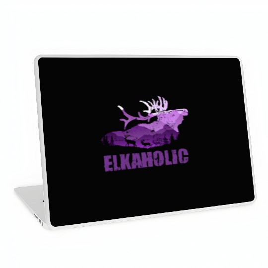 Elk Hunting Elkaholic Hunters Laptop Skins