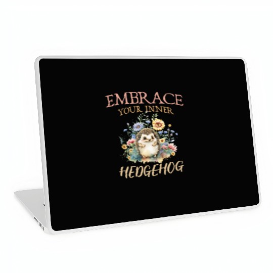 Embrace your inner hedgehog Cute Hedgehog Animal Laptop Skins