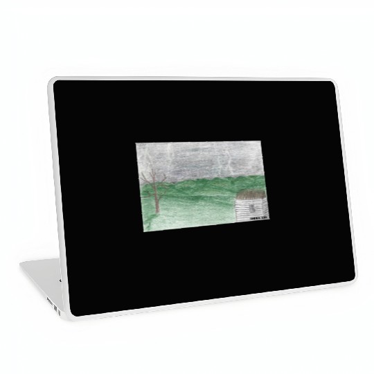 A Great Storm in the Hills and Fields Laptop Skins