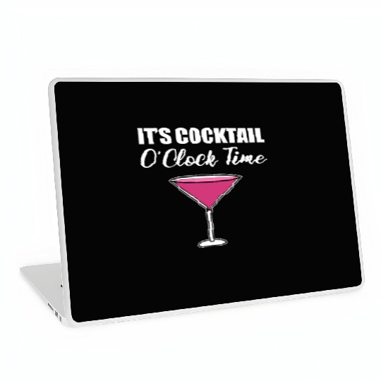 Cocktail O'clock Time Mexican Drinker Gift Laptop Skins