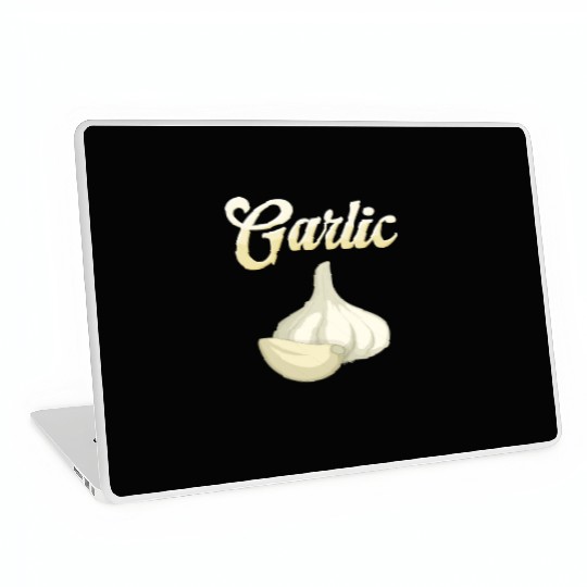Garlic lover, Garlic Head, Garlic gift Laptop Skins