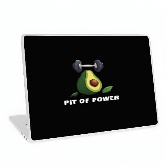 Pit of Power Avocado Gym Laptop Skins