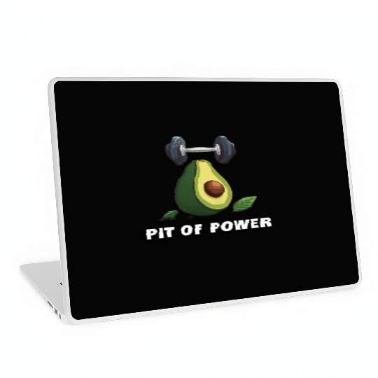 Pit of Power Avocado Gym Laptop Skins