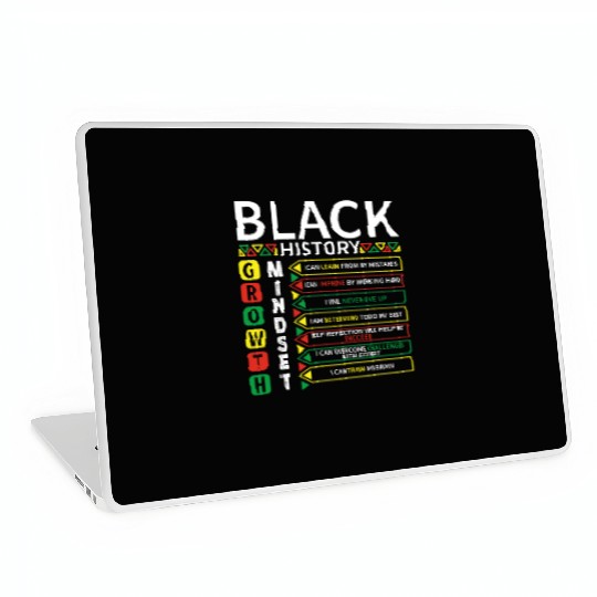 Growth Mindset Definition Black History Month Laptop Skins