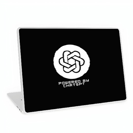 Powered by ChatGPT (White Design) Laptop Skins