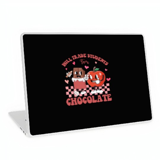 Retro Will Trade Students For Chocolate Teacher Laptop Skins