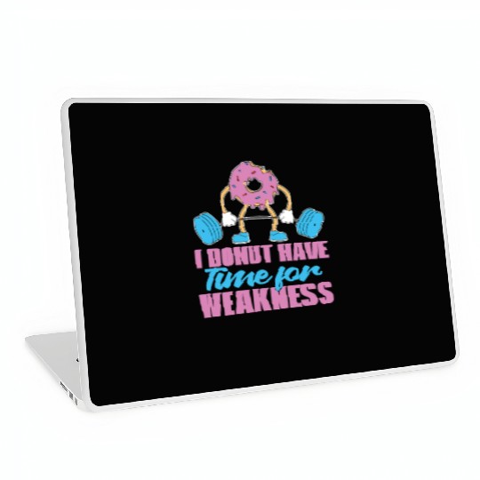 Fitness Donut Donut Gym Laptop Skins