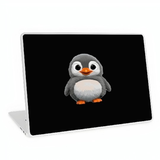 penguin animals design Laptop Skins
