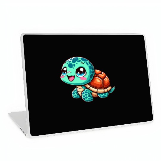 Graceful Sea Turtle Serenity Laptop Skins