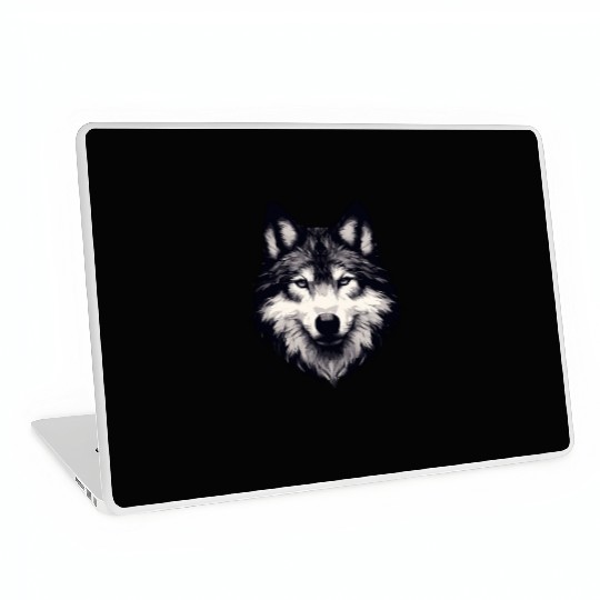 Mystic Alpha Wolf Laptop Skins