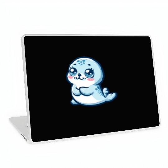 Graceful Seal Serenity Laptop Skins