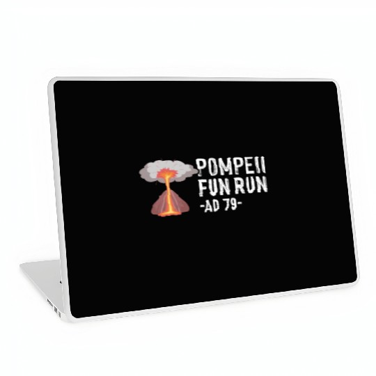 Pompeii Fun Run Italian Volcano Geeks Laptop Skins
