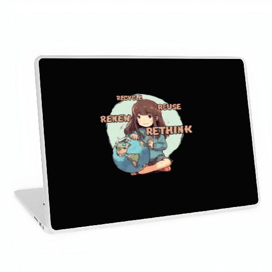 Recycle Reuse Renew Rethink Laptop Skins