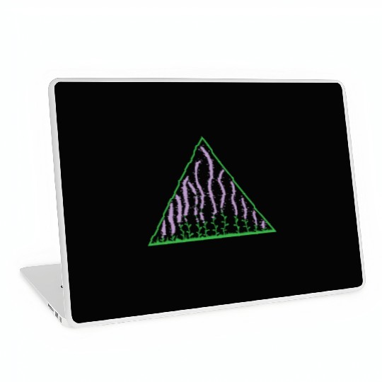 Lavender in a Triangle Plant Garden Fragrance Laptop Skins