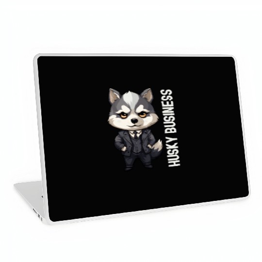 Husky Business - Husky Hustle Laptop Skins