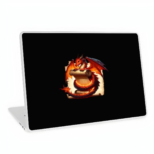 Fantasy Creature Papyrus Scroll Dungeon Dragon Laptop Skins