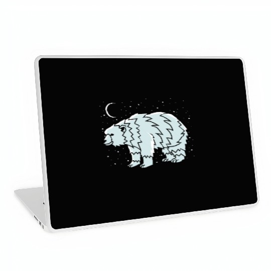 Tribal Polar Bear Indigenous Gift Laptop Skins