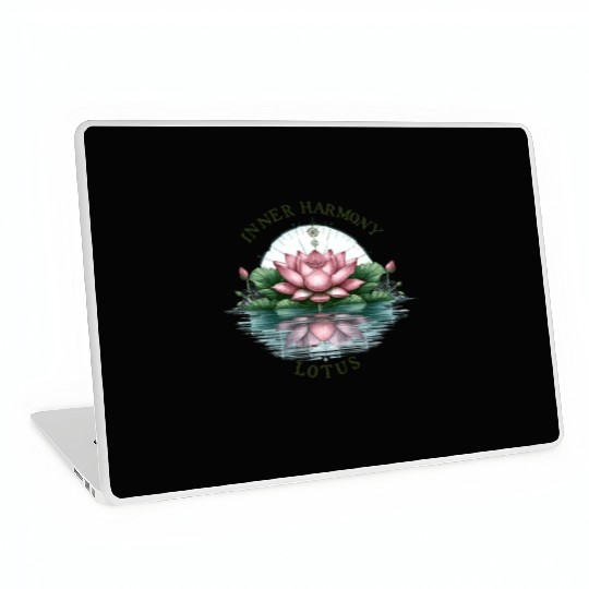 Inner Harmony Lotus - Serene Water & Flower Design Laptop Skins