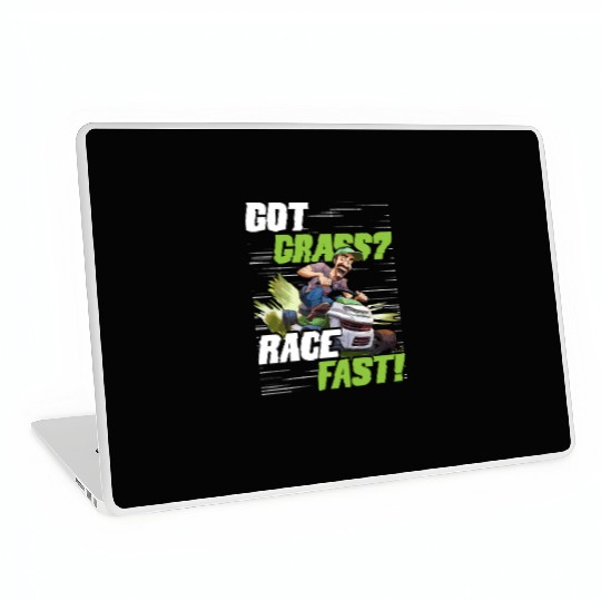 Lawn Mower Racing Got Grass Race Fast Laptop Skins