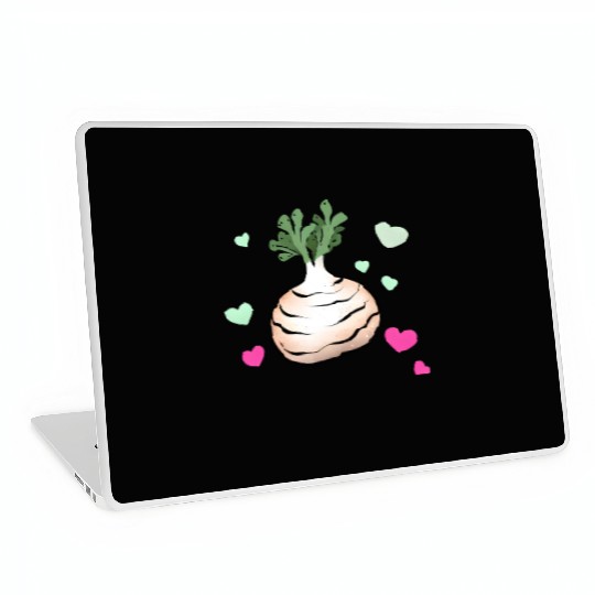 Turnip Love Valentine's Day Hearts Laptop Skins