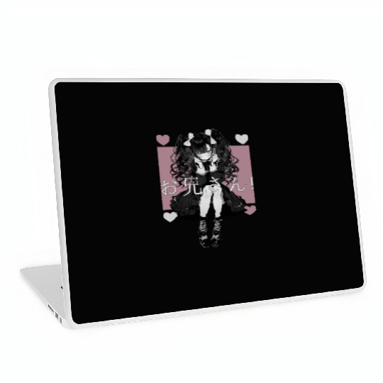 Gothic Maid Anime Harajuku Yami Kawaii Aesthetic Laptop Skins