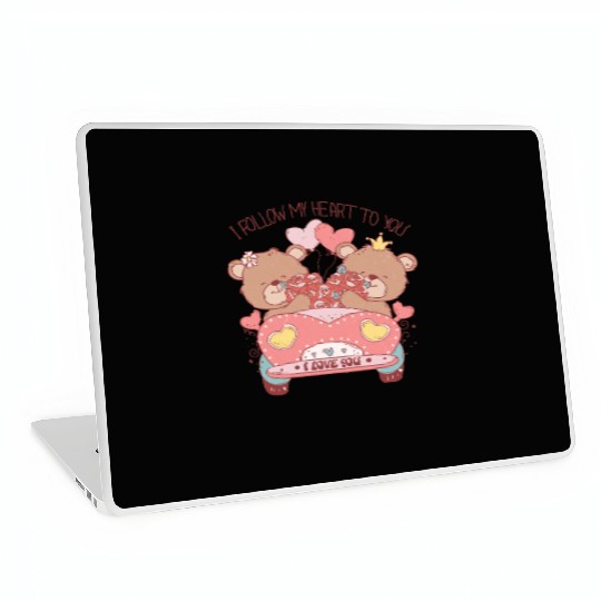 I Follow My Heart To You Laptop Skins