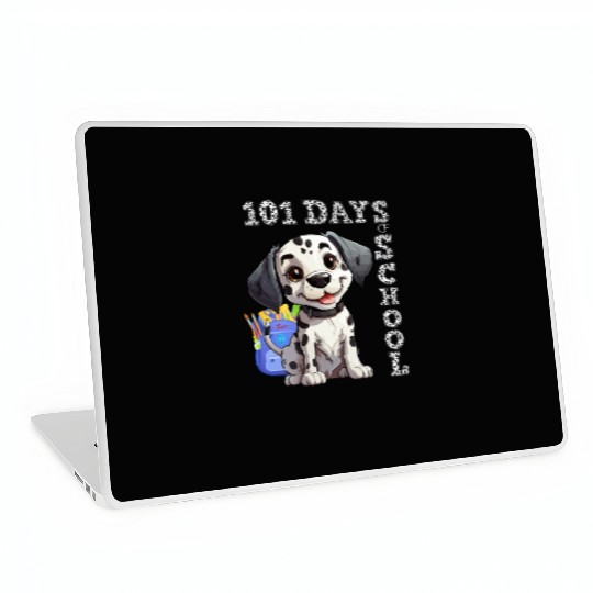 Dabbing Dog's 101 School Days: A Spotty Comedy! Laptop Skins